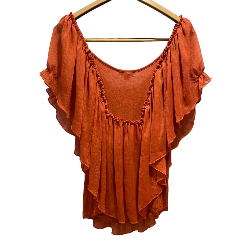 One world short sleeve boho top size small - Picture 3 of 11
